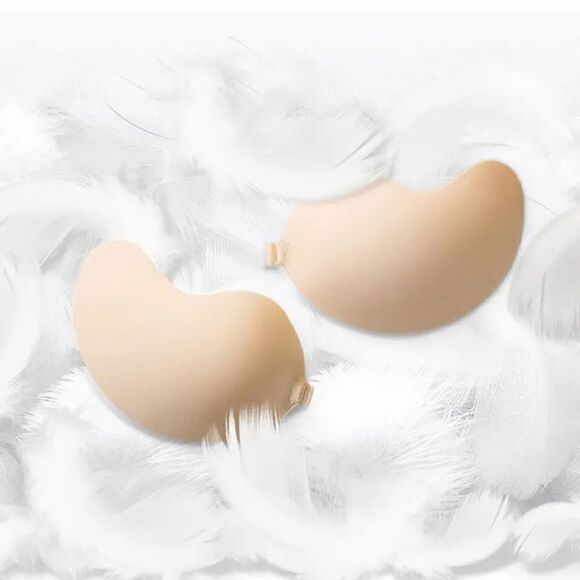 Womens Mango Shaped Self Adhesive Bra Seamless Chest Cover for Backless Dresse - Picture 12 of 13